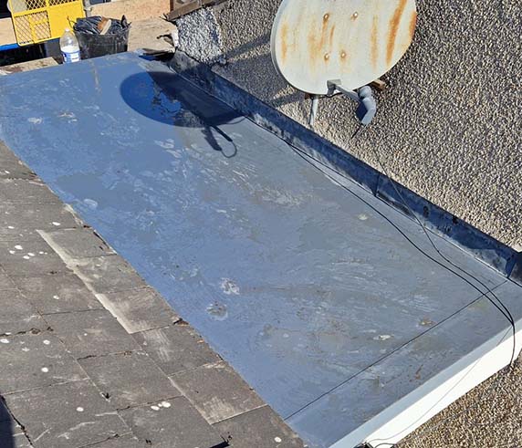single ply roofing project in Edinburgh